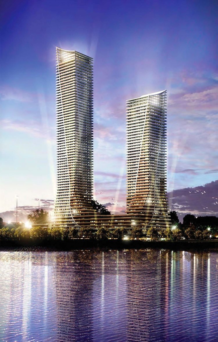 Eau du Soleil Condos River View Toronto, Canada