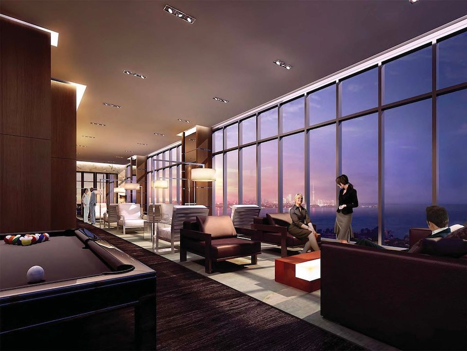 Eau du Soleil Condos Billiards Toronto, Canada
