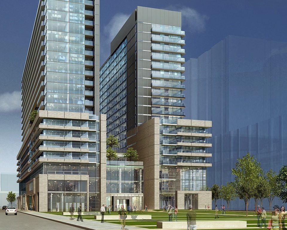 Edge on Triangle Park Front View Toronto, Canada