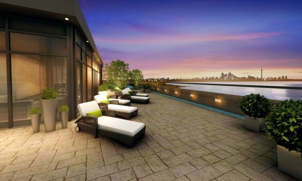 Eleven Superior Condos Terrace Lounge Toronto, Canada