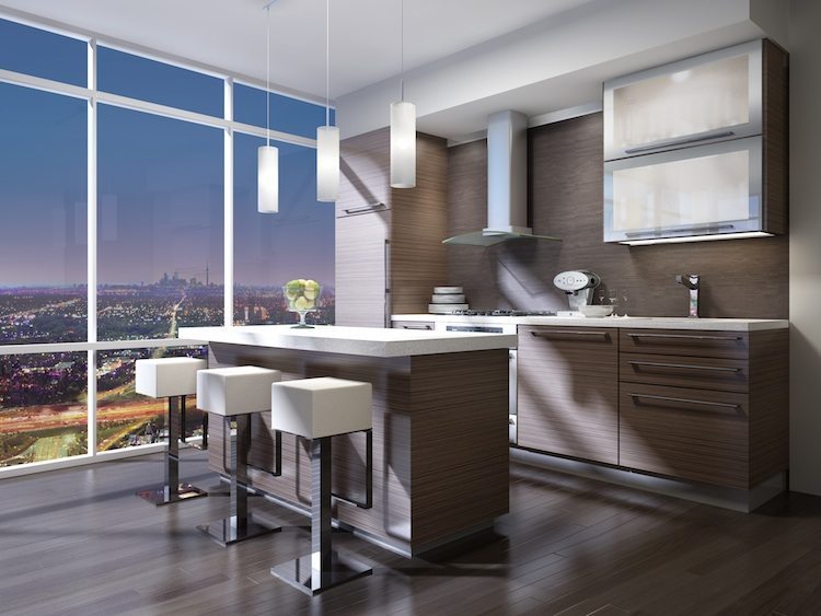 Emerald Park Condos Kitchen View Toronto, Canada