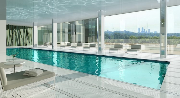 Emerald Park Condos Swimming Pool Toronto, Canada