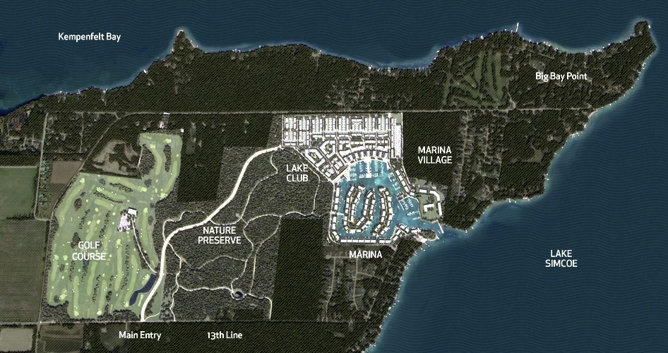 Friday Harbour Condos Map View Toronto, Canada