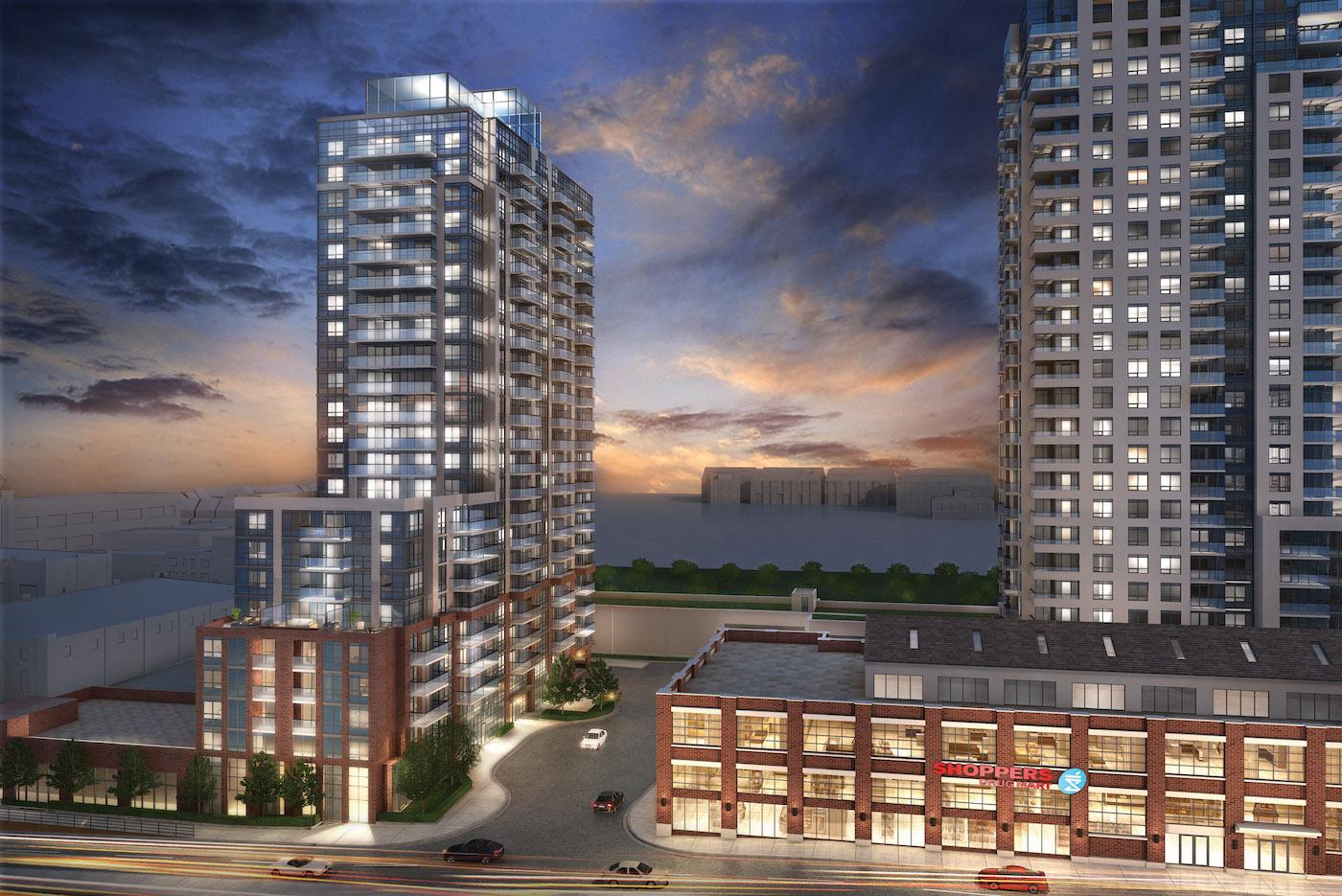 Fuse & Fuse2 Condos Building View Toronto, Canada