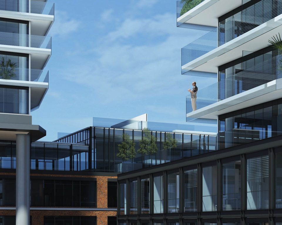 Gooderham Condos Balcony Toronto, Canada