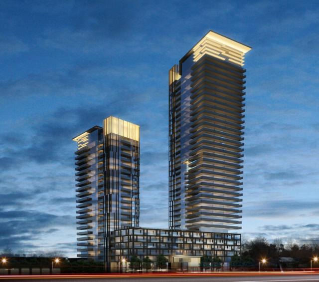 Gordon Woods Condominiums Night View Toronto, Canada
