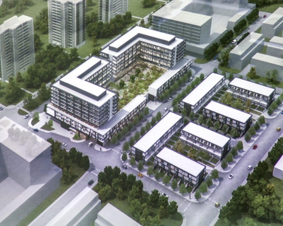 Grand Harwood Place Condos Aerial View Toronto, Canada