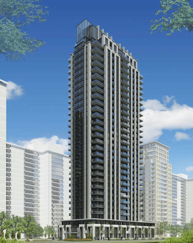 Grenadier Square Condos Building View Toronto, Canada