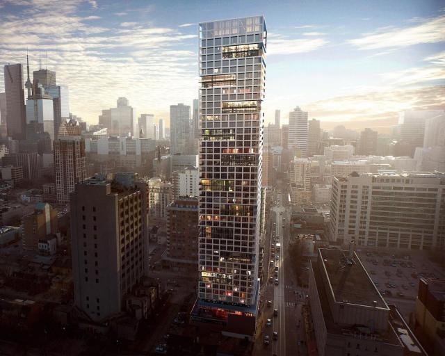Grid Condos Building View Toronto, Canada
