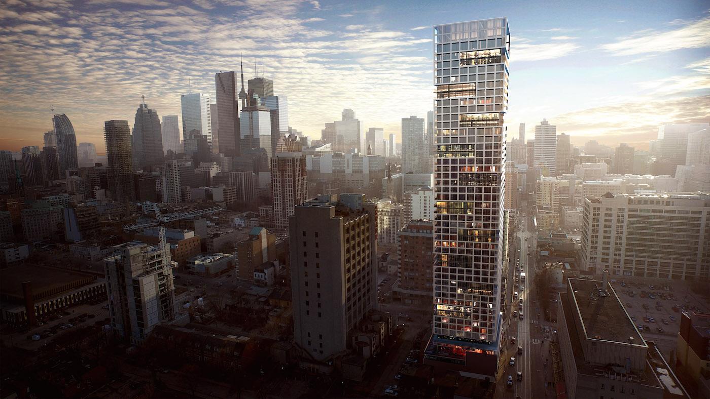 Grid Condos Building View Toronto, Canada