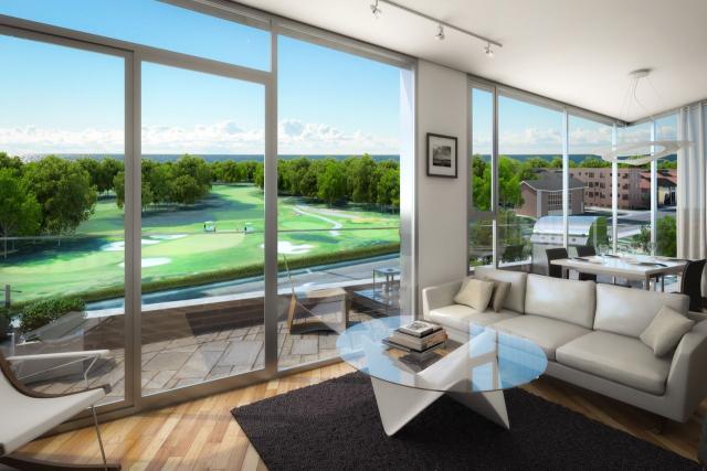 Hunt Club Terrace Condos Living Area Toronto, Canada