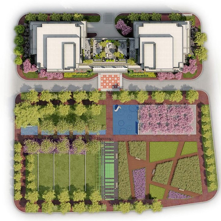 IQ Condos Phase 1 Condos Garden Plan Toronto, Canada