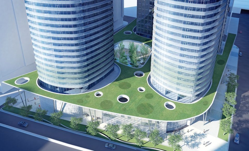 Ïce Condominiums at York Centre Terrace Close View Toronto, Canada