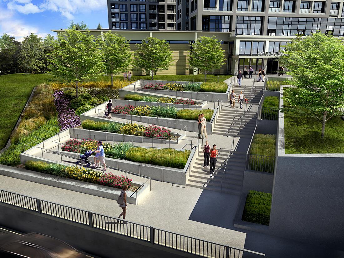 Islington Terrace Condos Garden View Toronto, Canada