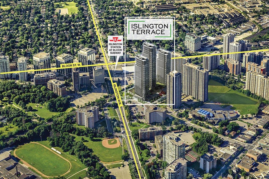 Islington Terrace Condos Property View Toronto, Canada
