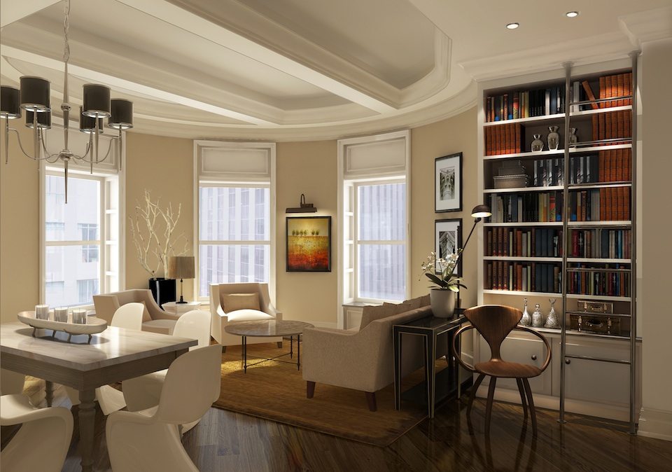 King Edward Private Residences Living Area Toronto, Canada