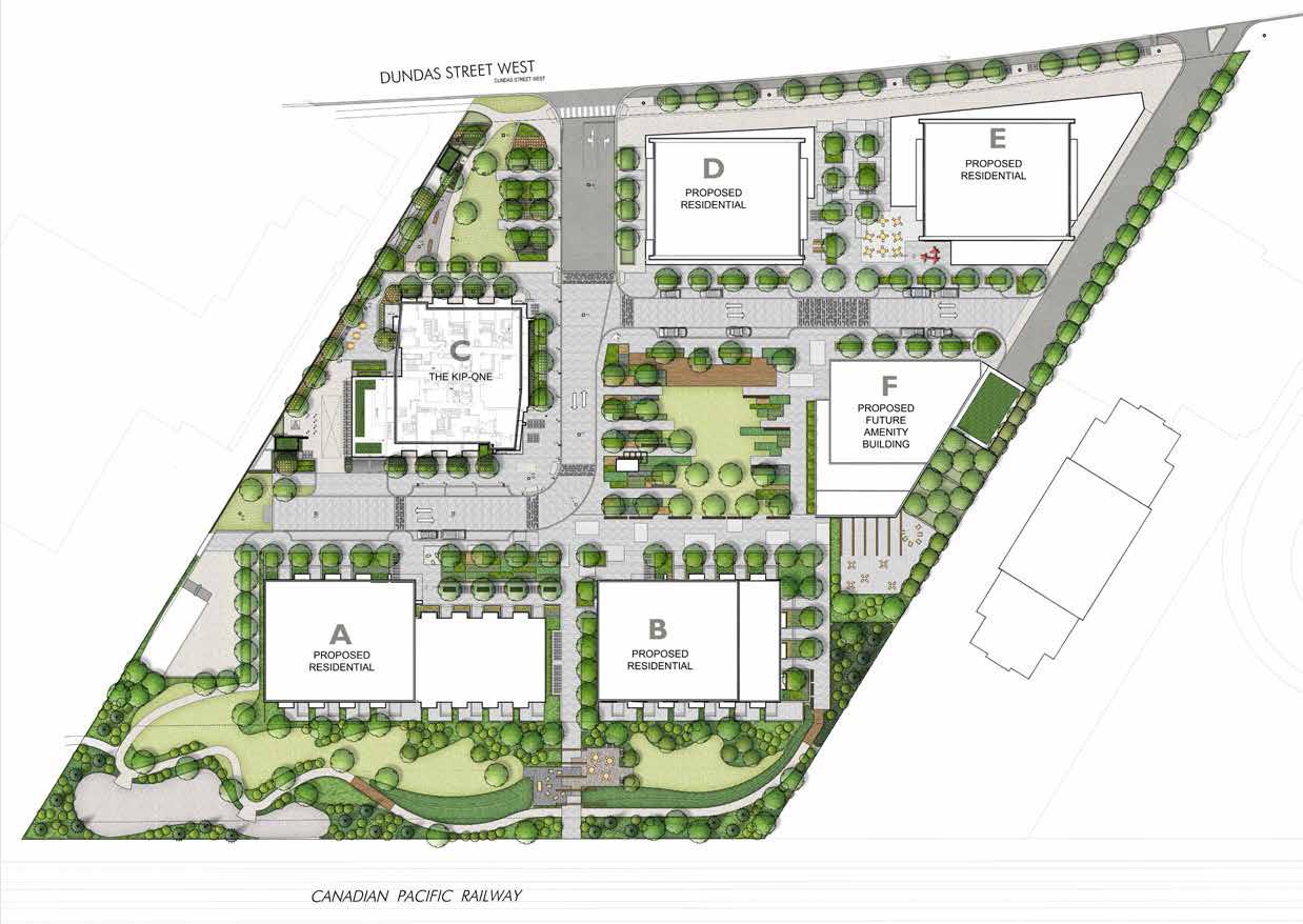 Kip District Condos Plan View Toronto, Canada