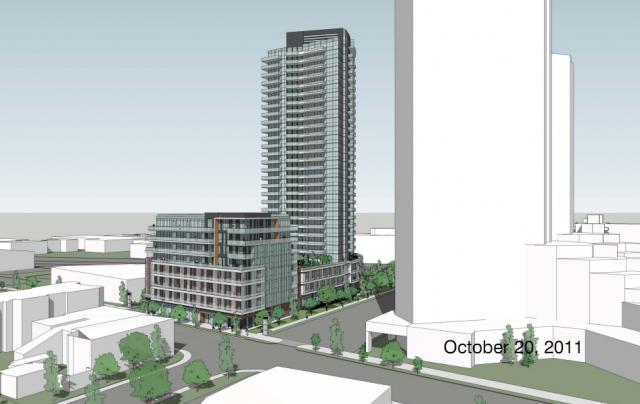 LNX Condos Building View Toronto, Canada