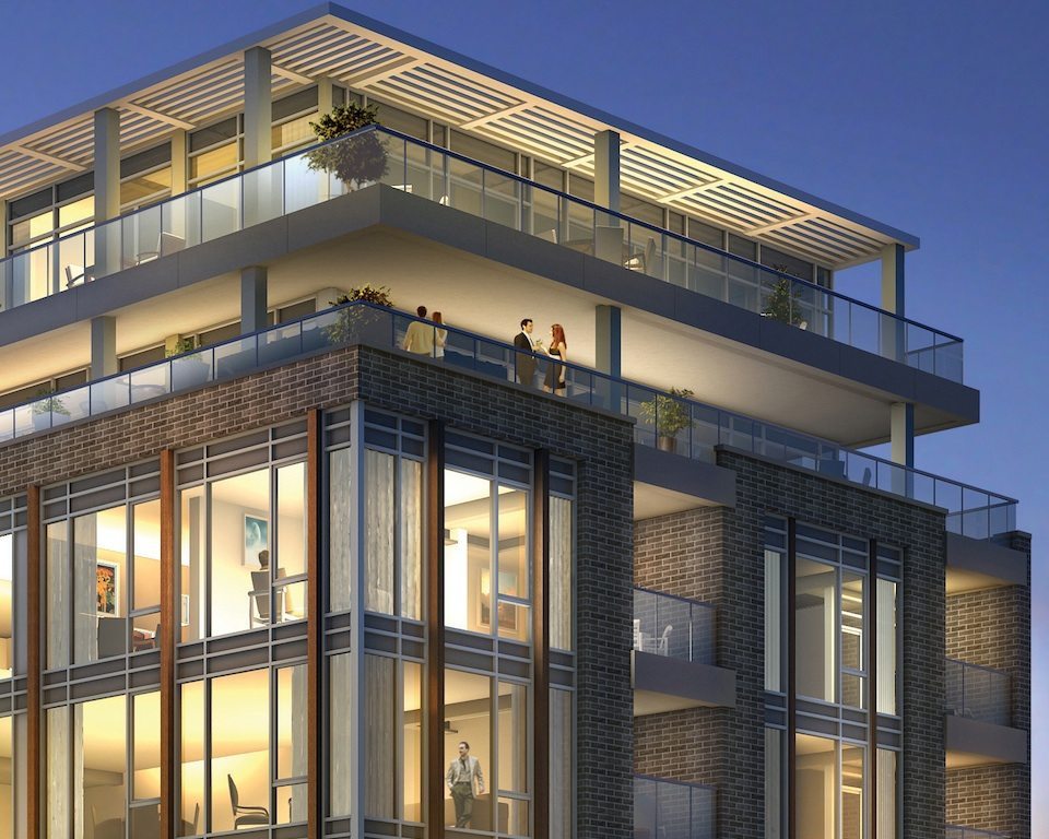 Lakehouse Beach Residences Night View Toronto, Canada