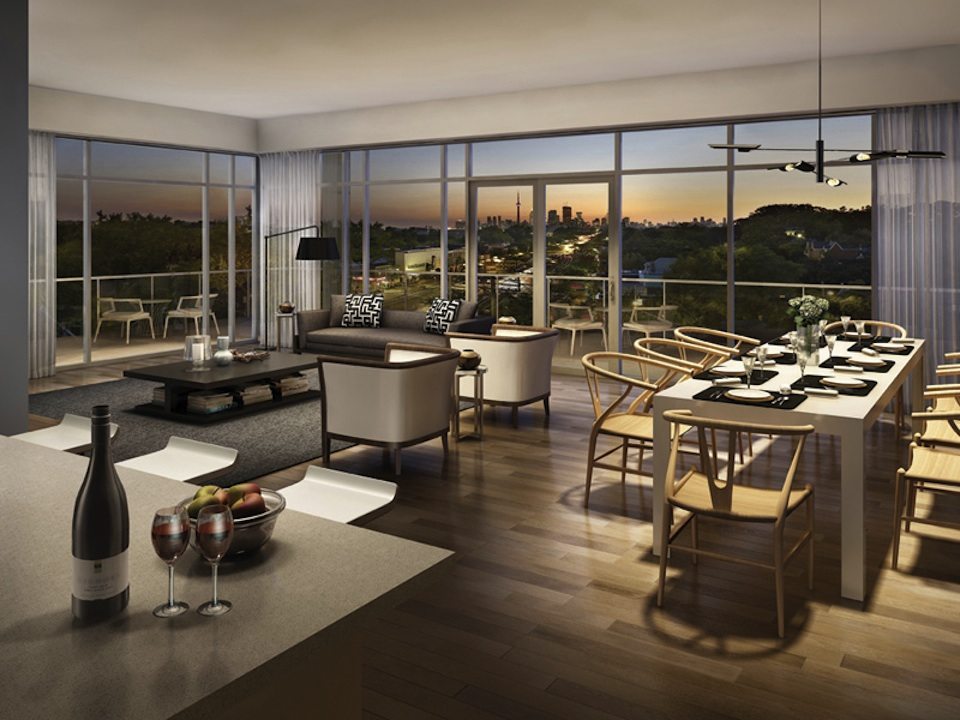 Lakehouse Beach Residences Dinning Toronto, Canada