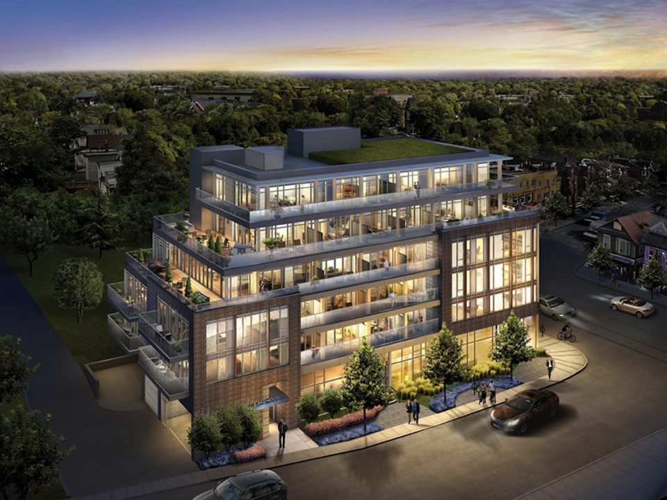 Lakehouse Beach Residences Front View Toronto, Canada
