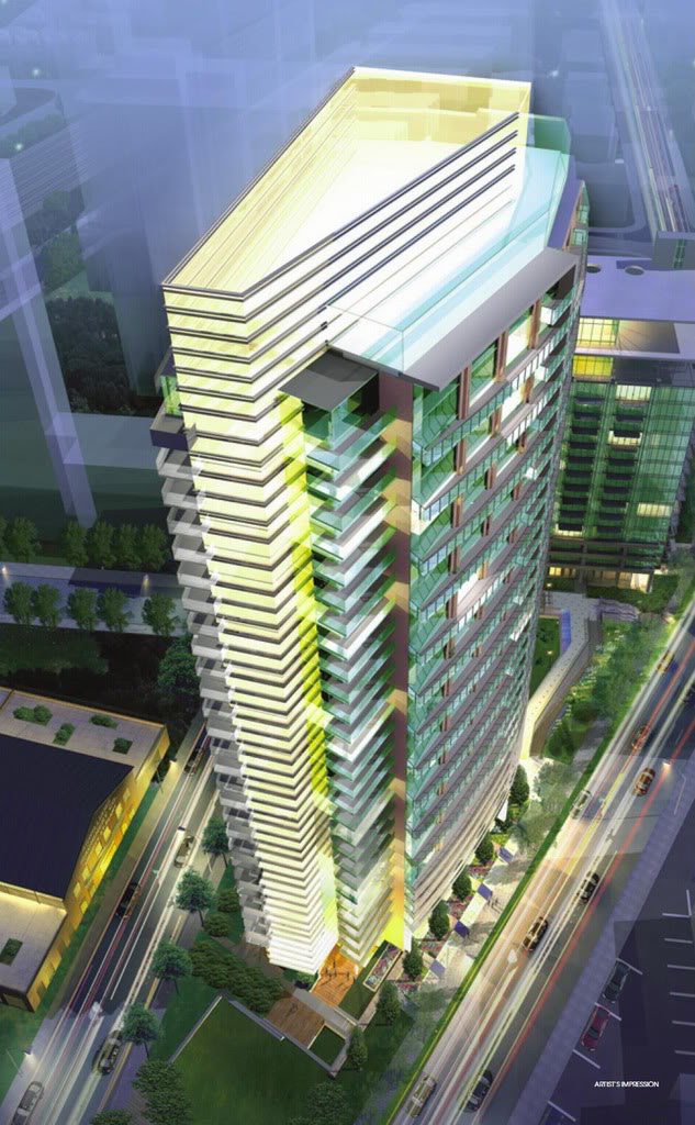 Liberty Place Condos Aerial View Toronto, Canada