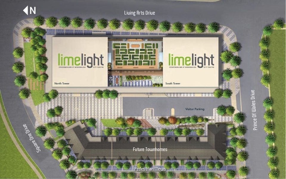 Limelight Condominiums Property Plan Toronto, Canada