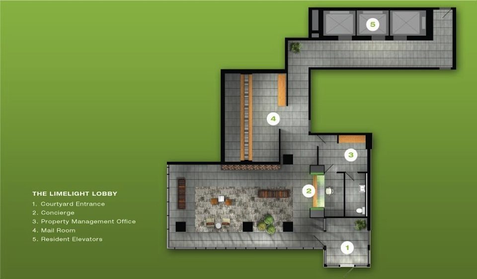 Limelight Condominiums Amenities Toronto, Canada