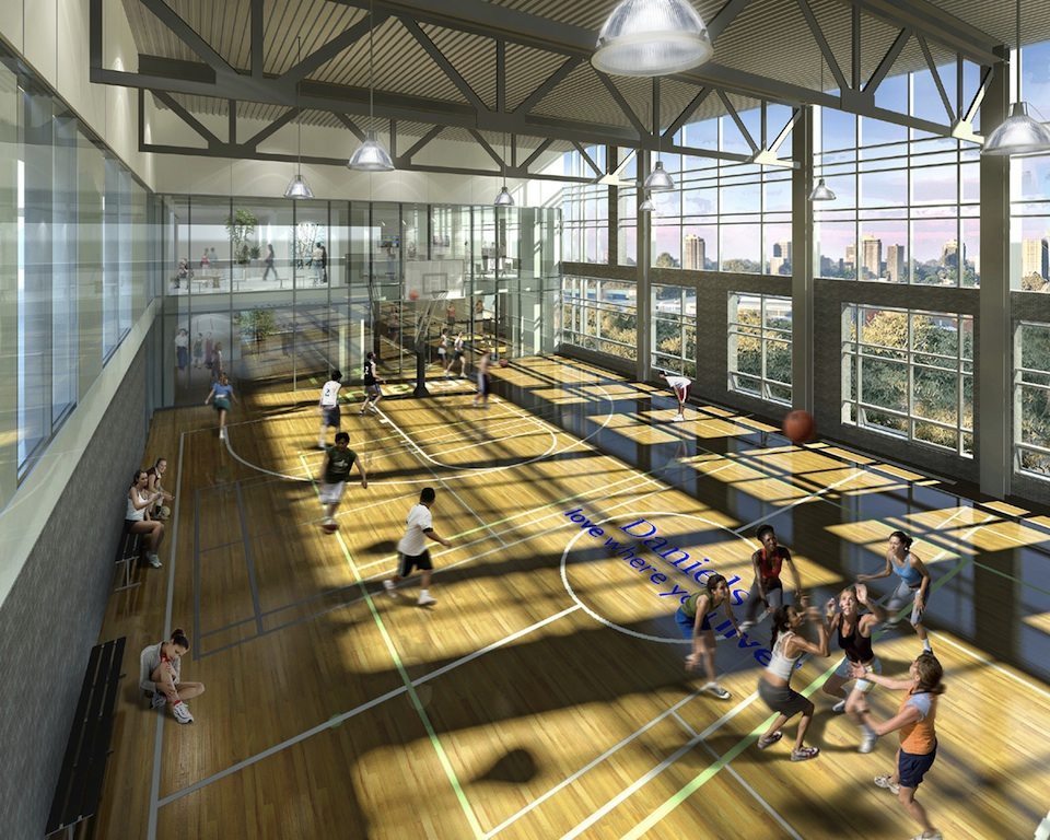 Limelight Condominiums Basketball Court Toronto, Canada