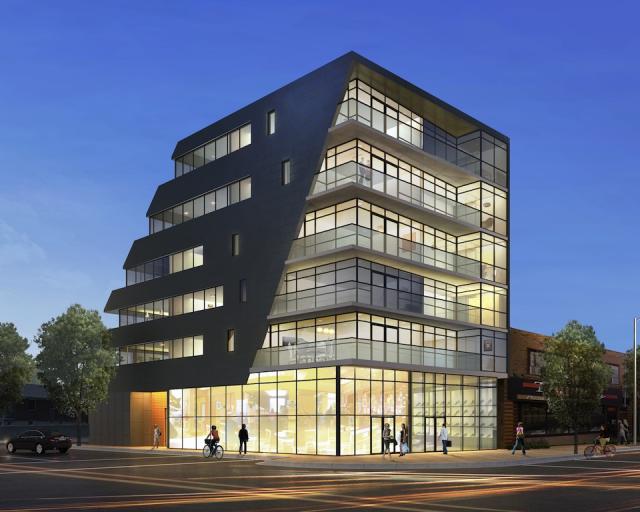Hive: Lofts on The Queensway Front View Toronto, Canada
