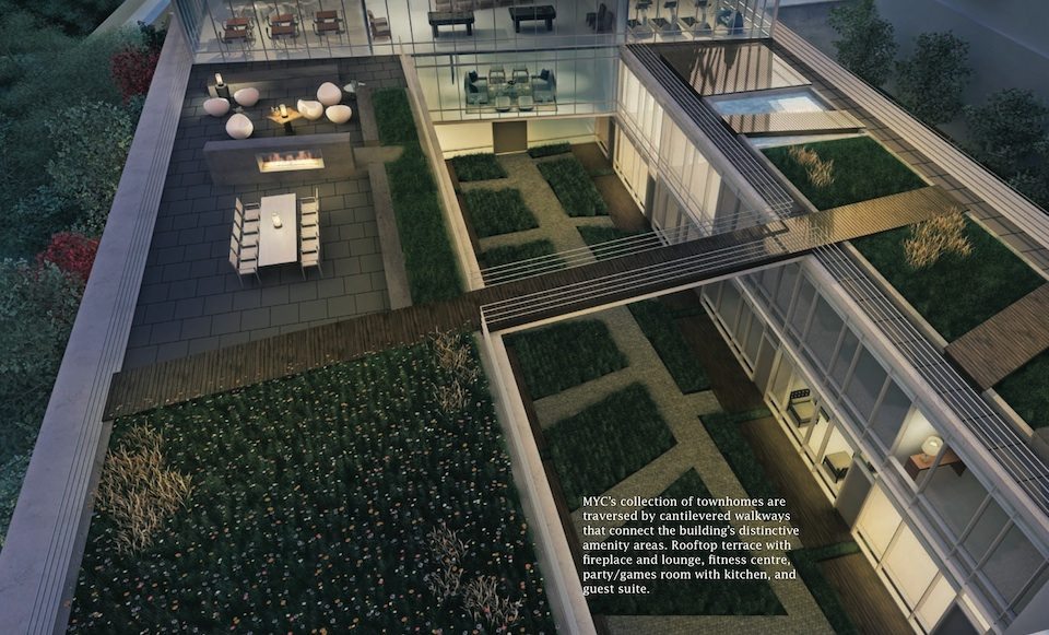 MYC Merton Yonge Condominiums Aerial View Toronto, Canada