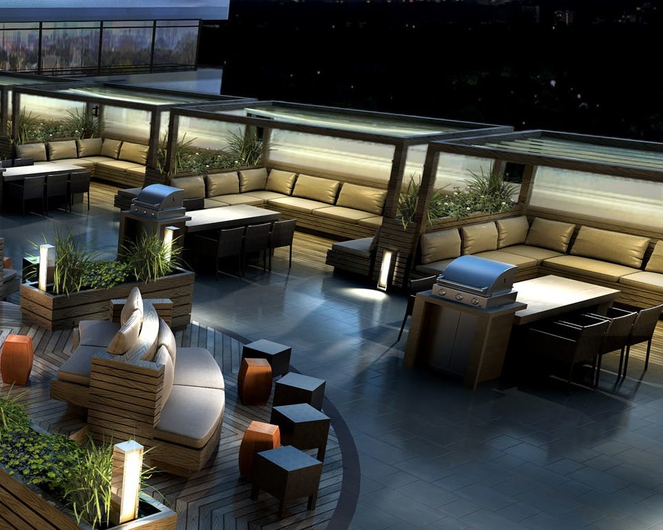 Madison Condos Terrace Lounge Toronto, Canada