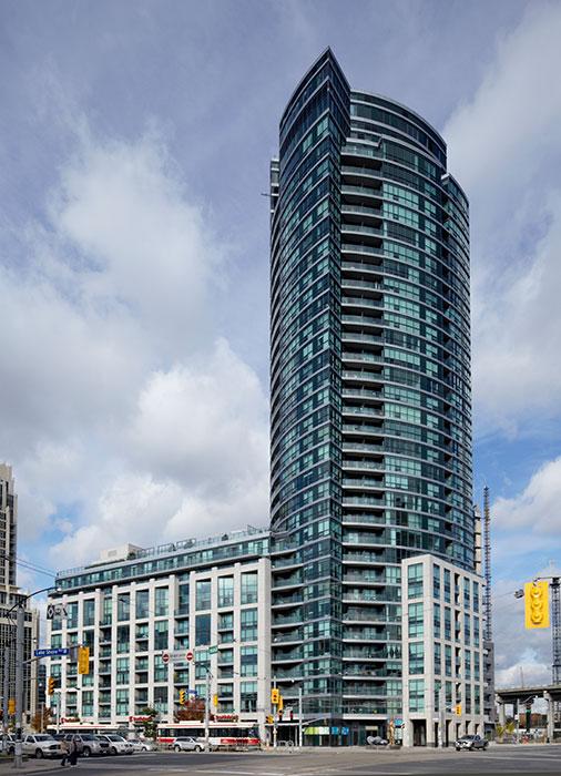 Malibu Harbourfront Condo Building View Toronto, Canada