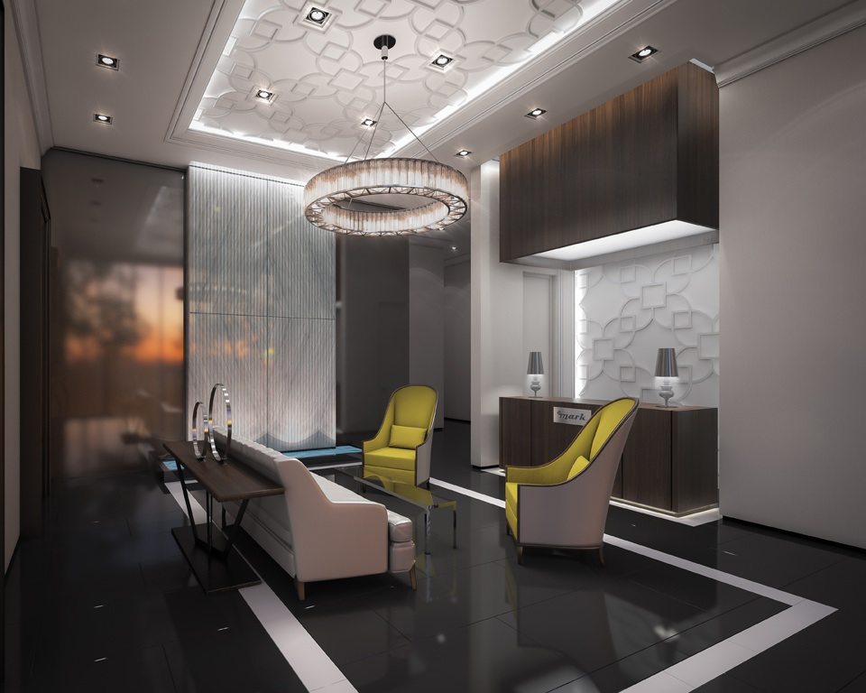 Mark Condos Living Area Toronto, Canada