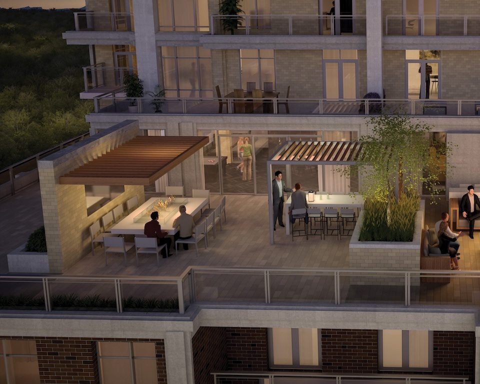 Mark Condos Terrace Party View Toronto, Canada