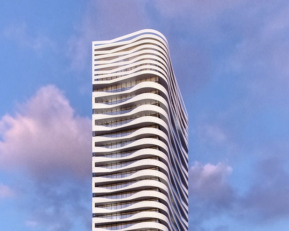 Massey Tower Condos Close View Toronto, Canada