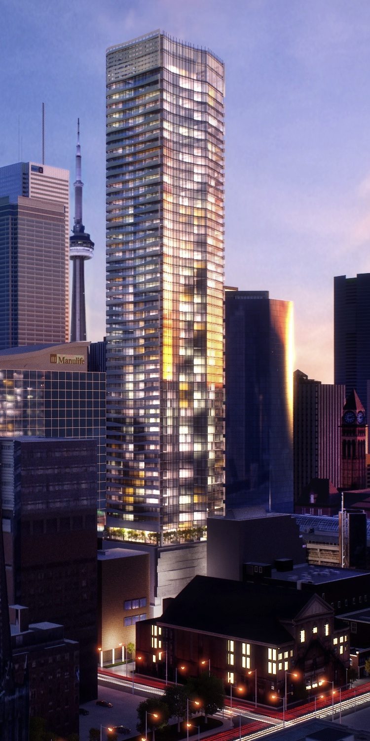Massey Tower Condos Building View Toronto, Canada
