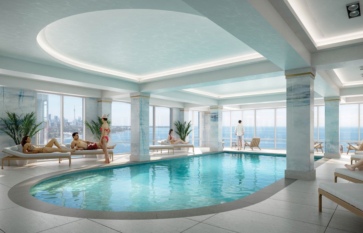 Mirabella Condos Swimming Pool Toronto, Canada