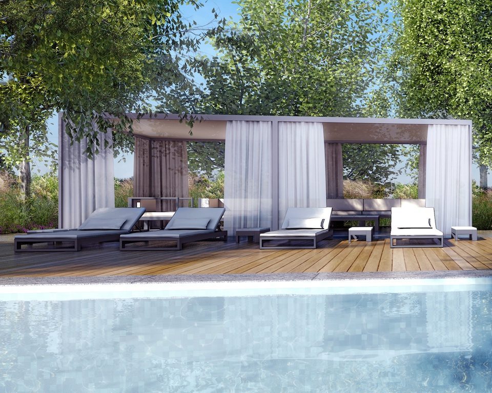 Monde Condos Swimming Pool Toronto, Canada