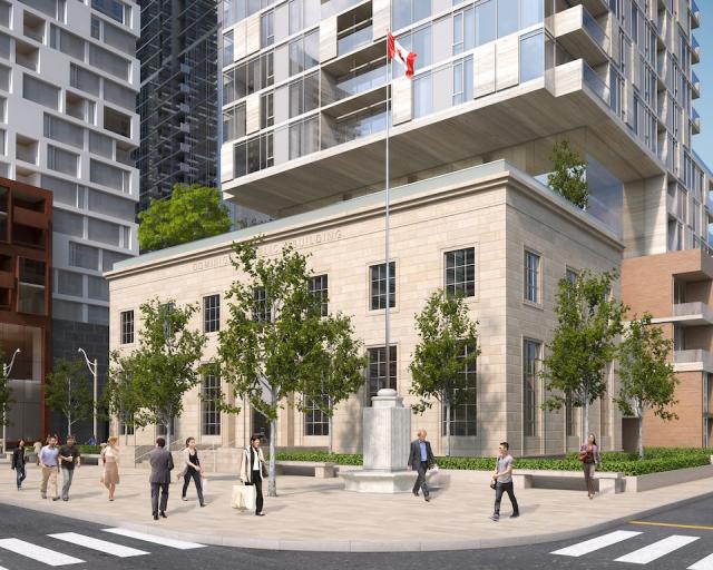 Montgomery Square Outside Toronto, Canada