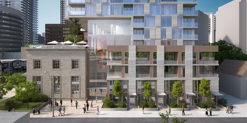 Montgomery Square Close View Toronto, Canada