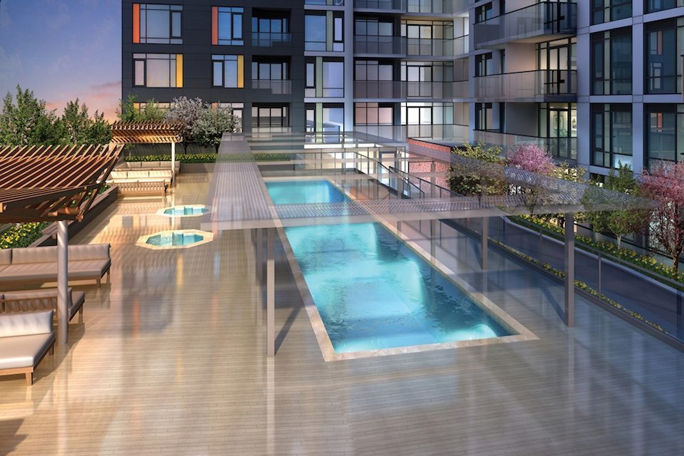 Musée Condos Swimming Pool Toronto, Canada