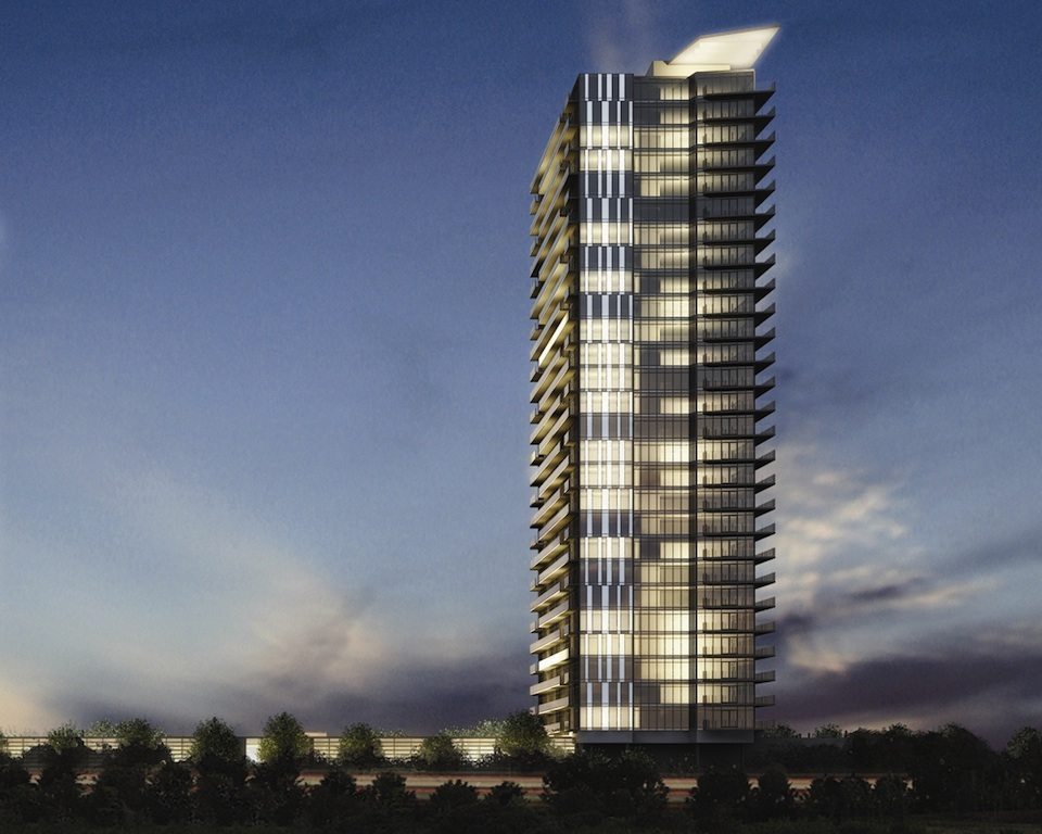 NXT & NXT2 Condominiums Night View Toronto, Canada