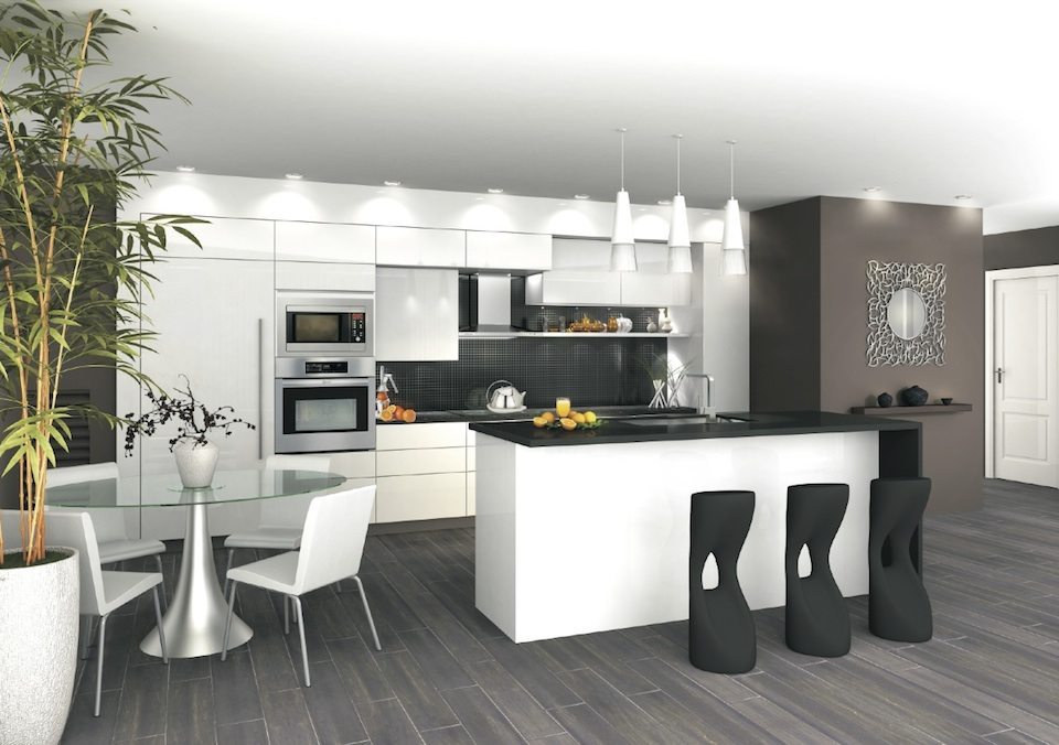 Nautilus Condos Kitchen Toronto, Canada