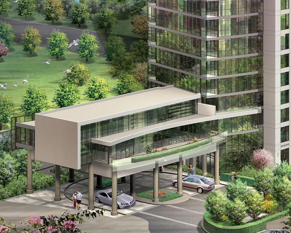 Neptune + Neptune 2 Condominiums Balcony View Toronto, Canada