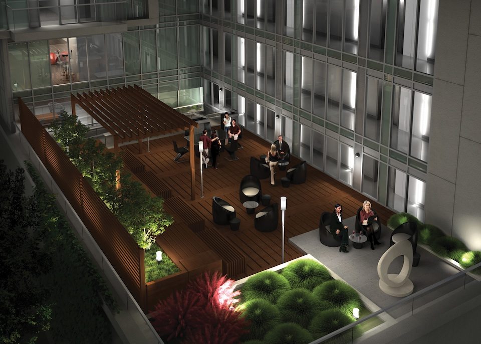 O2 Maisonettes Condos Terrace Party Toronto, Canada