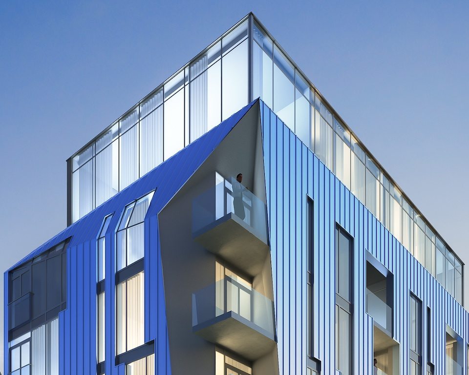 Origami Lofts Condos Close View Toronto, Canada