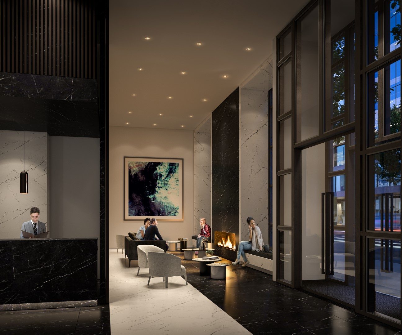 Panda Condos Lobby Toronto, Canada
