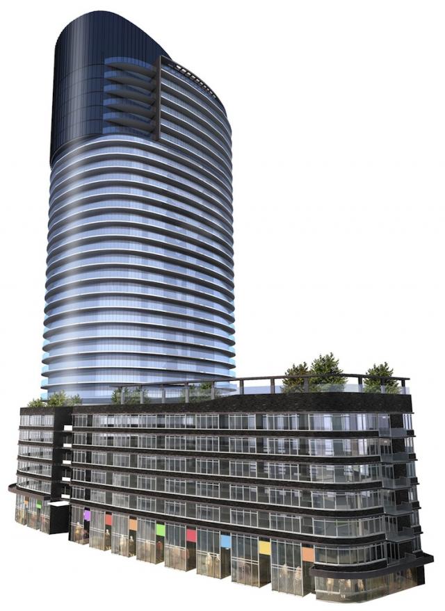 Panorama at Concord City Place Front View Toronto, Canada