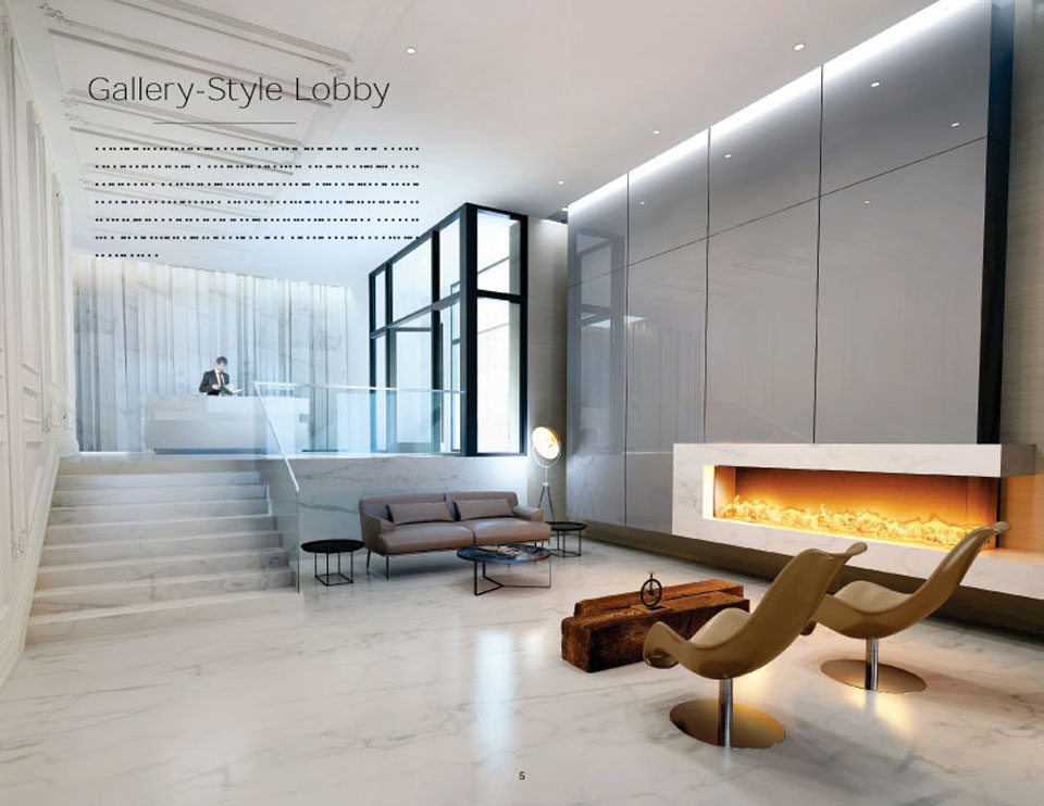 Perry Condos Lobby Toronto, Canada